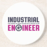 Dessous De Verre En Grès Ingénieur Geek amusant Ingénieur industriel Major<br><div class="desc">Le Verre Est Deux Fois Plus Grand Qu'Il N'En A Besoin. Design amusant et humoristique pour ingénieurs industriels geeks et nerd. Cette marchandise cool et géniale est idéale pour ceux qui travaillent dans le domaine de l'ingénierie industrielle ou majeure dans n'importe quelle discipline d'ingénierie. Parfait pour ceux qui aiment l'humour,...</div>