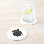 Dessous De Verre En Grès Inkblot Owl (Côté)