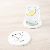 Dessous De Verre En Grès Intérieur nucléaire de radiologue (délabrement (Côté)