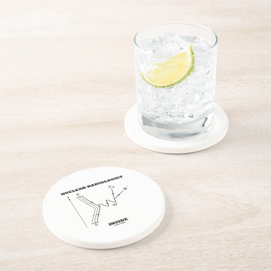 Dessous De Verre En Grès Intérieur nucléaire de radiologue (délabrement (Côté)