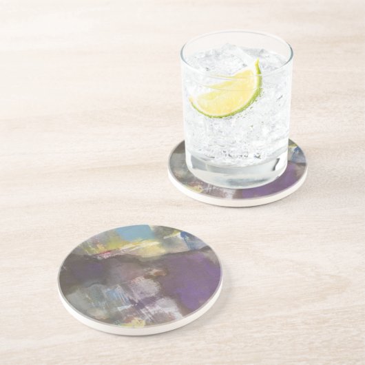 Dessous De Verre En Grès Interlude calme (Côté)