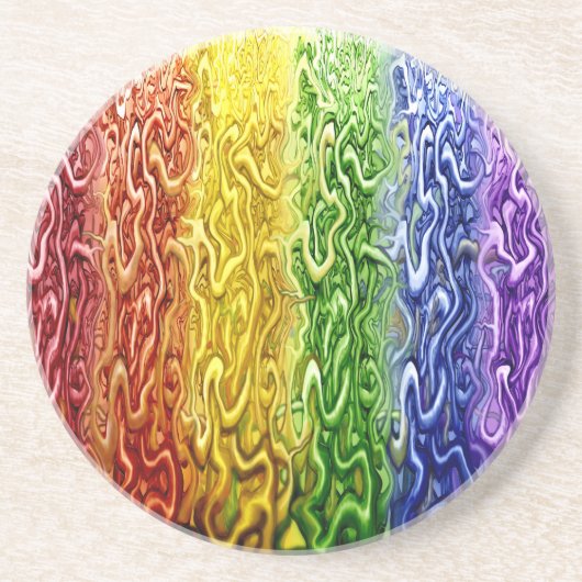 Dessous De Verre En Grès Intertissé (Devant)