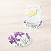 Dessous De Verre En Grès Iris (Côté)