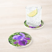 Dessous De Verre En Grès Iris à poils (Côté)