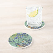 Dessous De Verre En Grès Irises par Van Gogh (Côté)