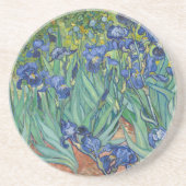 Dessous De Verre En Grès Irises par Van Gogh (Devant)