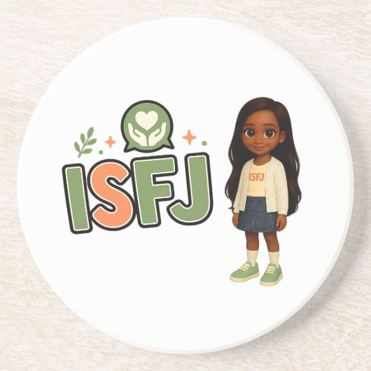 Dessous De Verre En Grès ISFJ — A Guardiã da Harmonia (Devant)