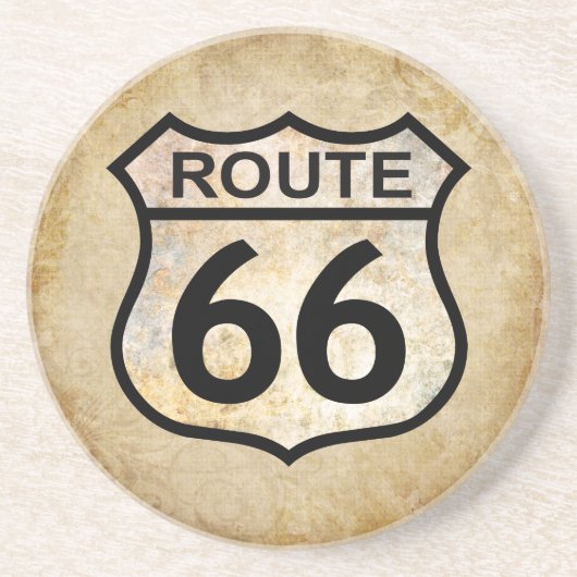 Dessous De Verre En Grès Itinéraire 66 (Devant)