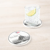 Dessous De Verre En Grès Iwo Jima (Côté)