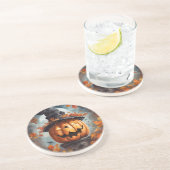 Dessous De Verre En Grès Jack-o'-lantern (Côté)