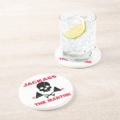 Dessous De Verre En Grès Jackass, le coaster Martini (Côté)