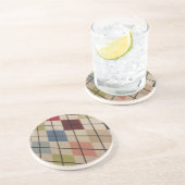 Dessous De Verre En Grès Jacquard (Côté)