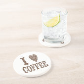 Dessous De Verre En Grès J'adore le café (Côté)