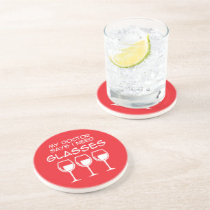 Dessous De Verre En Grès J'ai besoin de lunettes