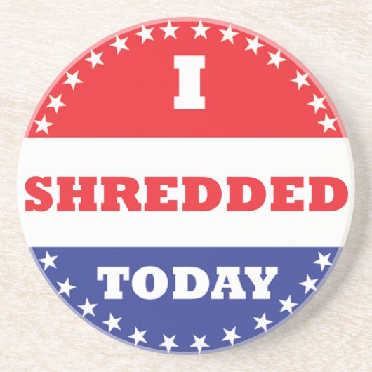 Dessous De Verre En Grès J'ai déchiré aujourd'hui (Devant)