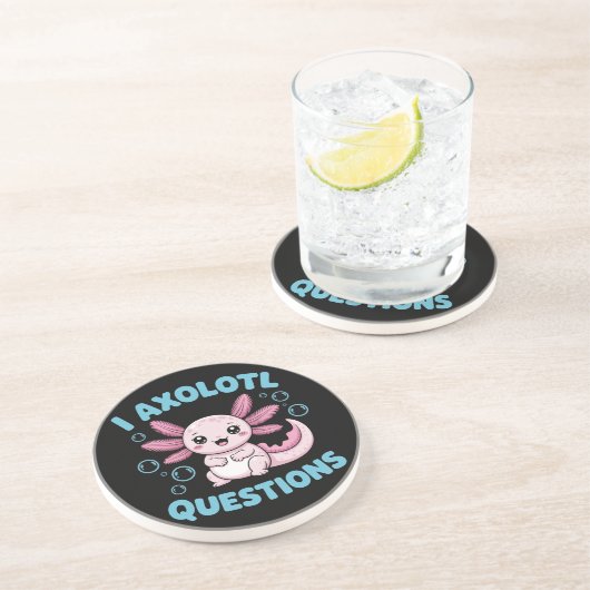 Dessous De Verre En Grès j'ai des questions sur l'axolotl (Côté)