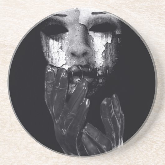 Dessous De Verre En Grès J'ai perdu mon masque (Devant)