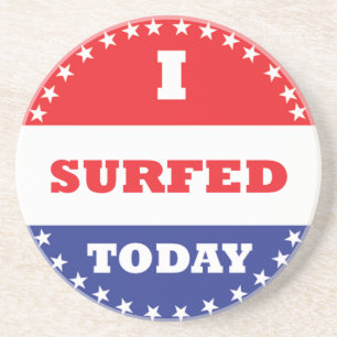 Dessous De Verre En Grès J'ai surfé aujourd'hui