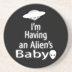 Dessous De Verre En Grès J'ai un bébé Alien