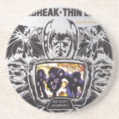 Dessous De Verre En Grès Jailbreak Thin Lizzy HippieRockRoots (Devant)