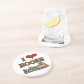 Dessous De Verre En Grès J'aime des livres (Côté)