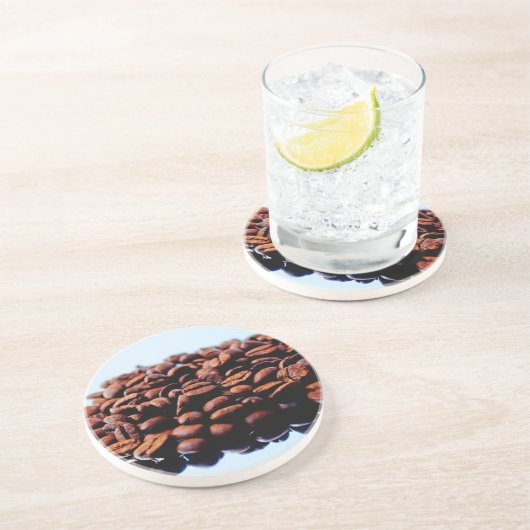 Dessous De Verre En Grès J'aime l'arome du café (Côté)