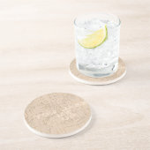 Dessous De Verre En Grès J'aime le bois brun Hakuna Matata (Côté)