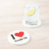 Dessous De Verre En Grès j'aime le pétrole brut (Côté)