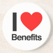 Dessous De Verre En Grès j'aime les avantages (Devant)