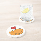 Dessous De Verre En Grès J'aime les chats (Côté)