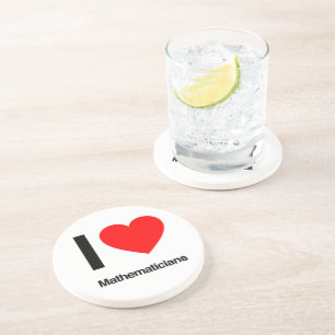 Dessous De Verre En Grès j'aime les mathématiciens