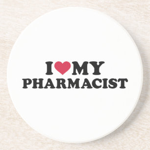 Dessous De Verre En Grès J'aime mon pharmacien