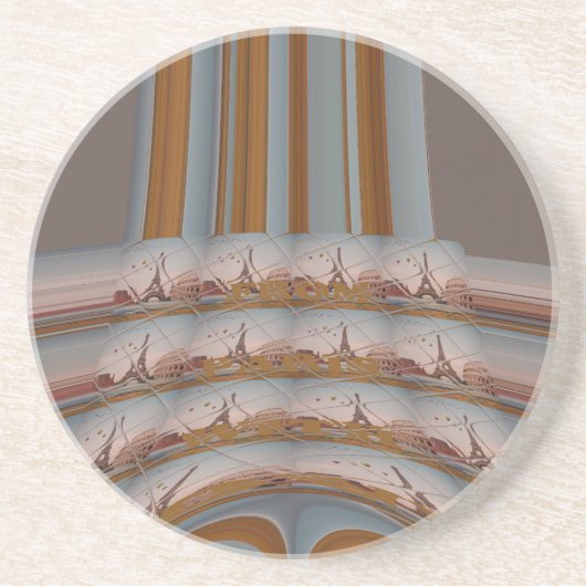 Dessous De Verre En Grès J'aime Paris (Devant)