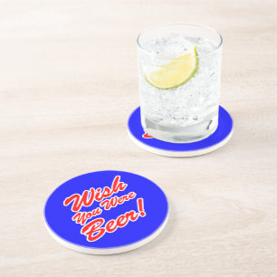 Dessous De Verre En Grès J'Aimerais Que Tu Sois Bière !
