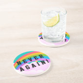 DESSOUS DE VERRE EN GRÈS JAMAIS PLUS (Côté)