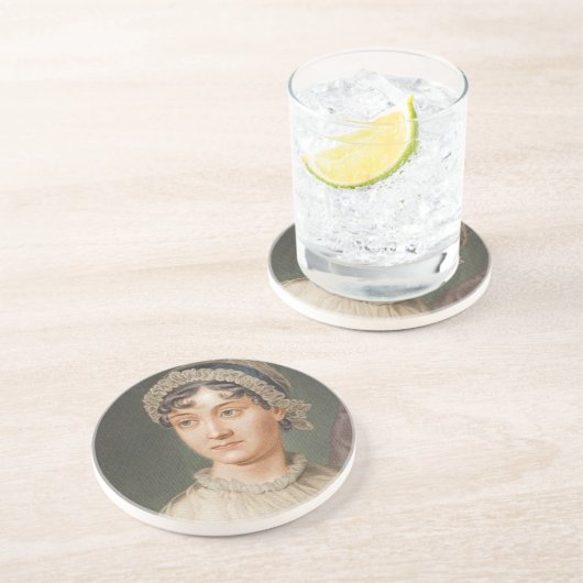 Dessous De Verre En Grès Jane Austen (Côté)