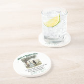 Dessous De Verre En Grès Jane & Rochester Thornfield Hall Romantic Quote  (Côté)