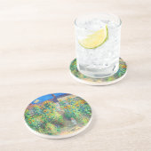 Dessous De Verre En Grès Jardin aux fleurs de Monet (Côté)