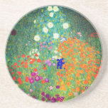 Dessous De Verre En Grès Jardin aux fleurs Gustav Klimt<br><div class="desc">Dessous de verre de grès avec peinture à l’huile de Gustav Klimt Jardin aux fleurs (1906). Un beau jardin de fleurs violettes,  rouges,  blanches,  bleues et oranges. Un grand cadeau pour les amateurs d'art Art Nouveau et autrichien.</div>