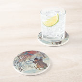 Dessous De Verre En Grès Jardin avant et salle de lavage (Côté)