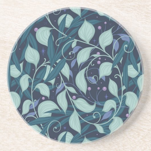 Dessous De Verre En Grès Jardin de nuit (Devant)