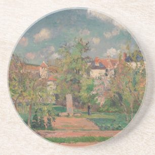 Dessous De Verre En Grès Jardin en plein soleil, Camille PIssarro, 1876