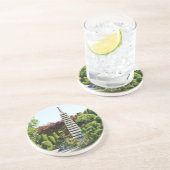 Dessous De Verre En Grès Jardin japonais (Côté)