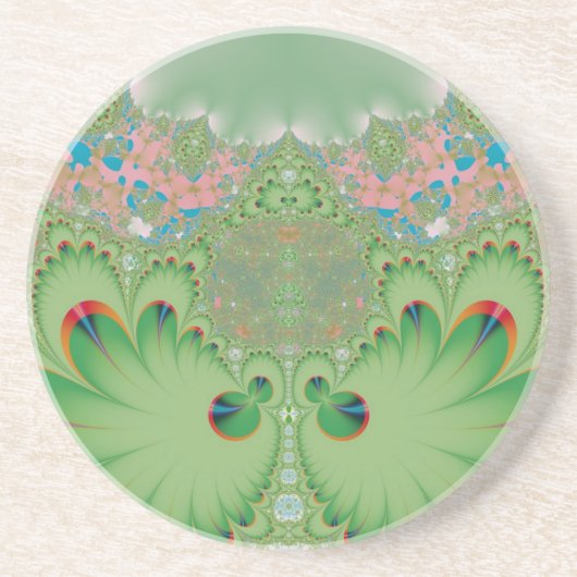 Dessous De Verre En Grès Jardin printanier (Devant)