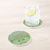 Dessous De Verre En Grès Jardin printanier (Côté)