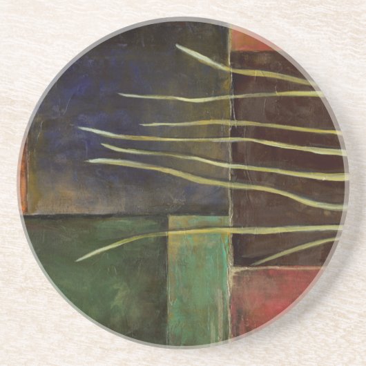 Dessous De Verre En Grès Jardin Zen I (Devant)