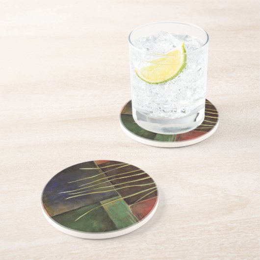 Dessous De Verre En Grès Jardin Zen I (Côté)