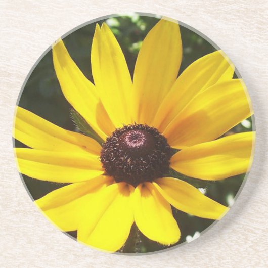 Dessous De Verre En Grès Jaune (Devant)