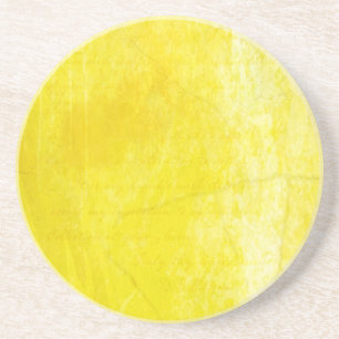 Dessous De Verre En Grès Jaune graveleux