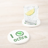 Dessous De Verre En Grès Je déteste Ochra (Côté)
